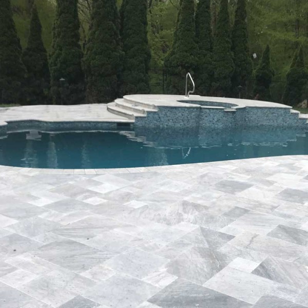 Travertine Pool Decking